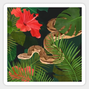 Tropical Jungle Snake Magnet